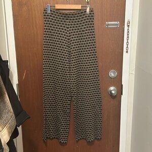 NWT Blacktape Olive Geo Check Print Pants